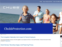 Tablet Screenshot of chubbprotection.com